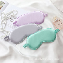 Airplane Travel Adjustable Strap Eye Blindfold Satin Silk Sleeping Eye Mask